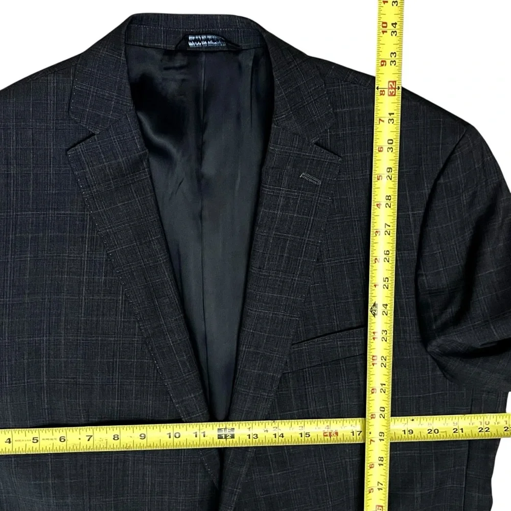 Marc Anthony Blazer Heatherd Charcoal  Men's Sz 44L  NWOT